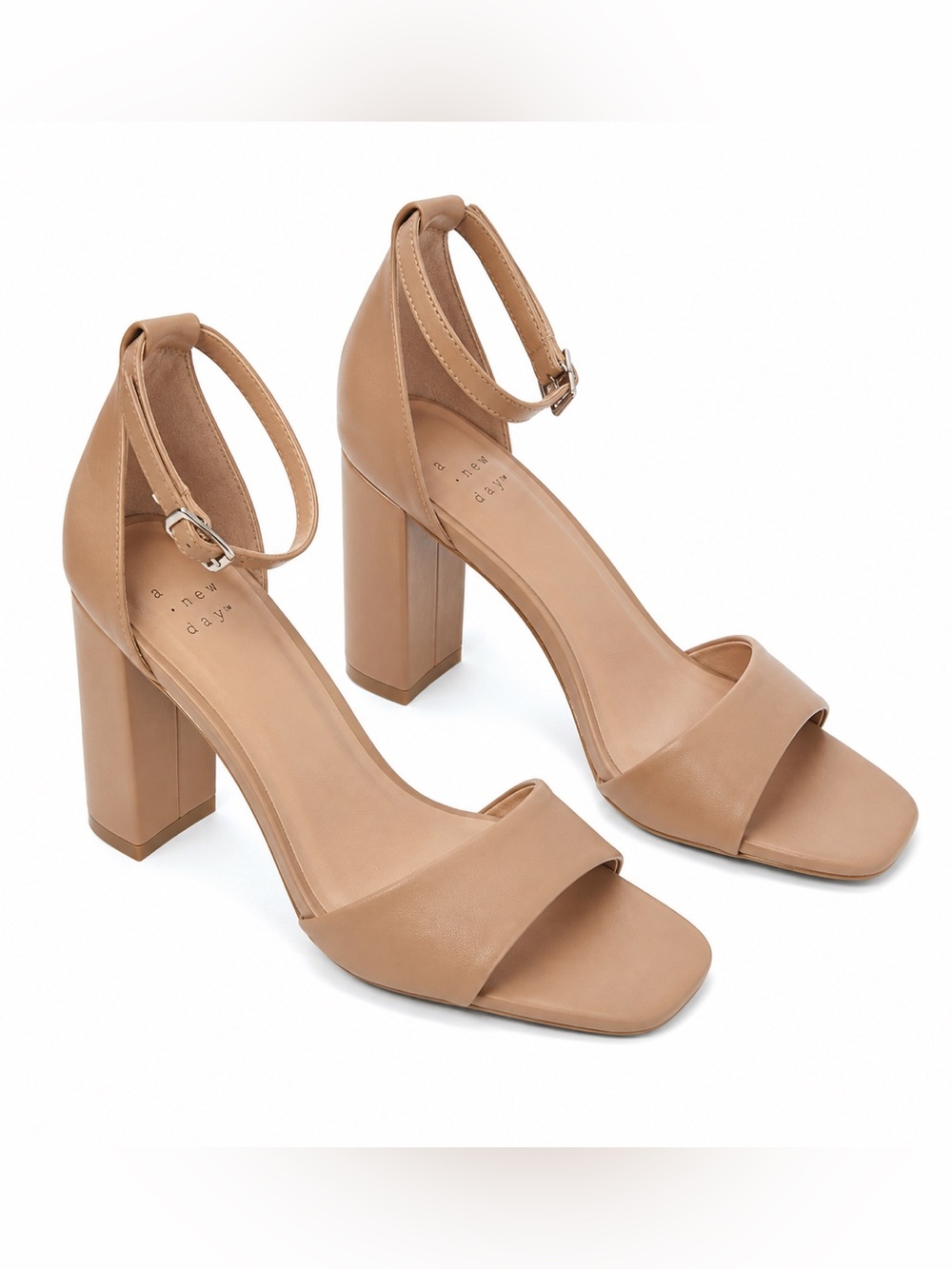 A New Day Open To Nude Heels 10 NWT